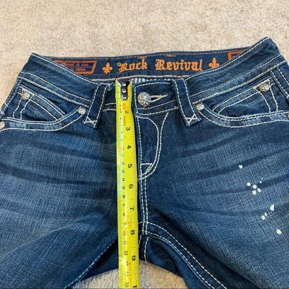 Rock revival stretchy Patti boot cut jeans size 28 - Picture 8 of 13